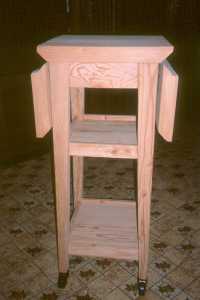 Unfinished Mixer Stand